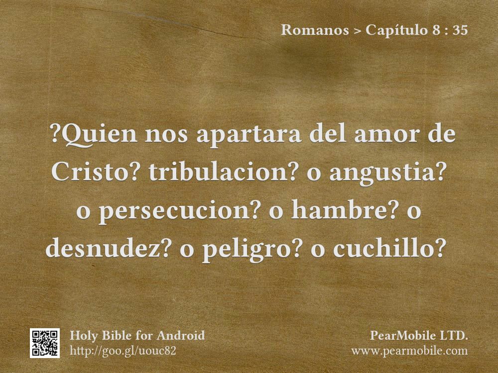 Romanos, Capítulo 8:35